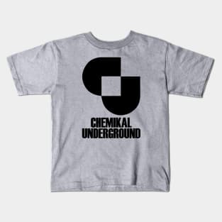 Chemikal Underground (black) Kids T-Shirt